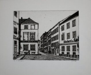 Die Sperlingsgasse by Gerda Vetter at Sylvan Cole Gallery