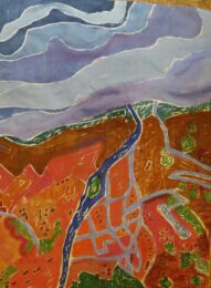 Down From The Hills by Aline Feldman at ebo Gallery