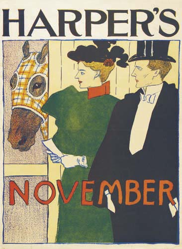 Harper’s November by Edward Penfield