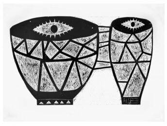 Ego Drums by Declan Jenkins at Sims Reed Gallery (IFPDA)