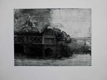 Eisenbahnbrücke / Railroad Bridge by Peter Ackermann at Sylvan Cole Gallery