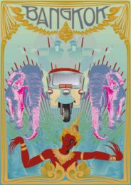 Electric Bangkok (Wanderlust Series) by Booda Brand at Addicted Art Gallery