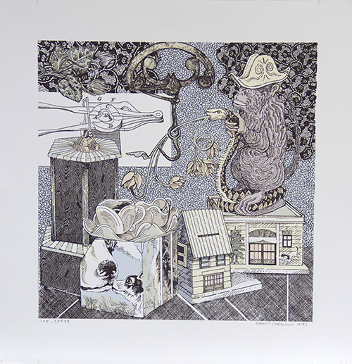 Curiosities, Monkey by Ellen Lanyon