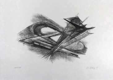 Entwurf Für Metallplatten Und Draht I by Rudolf Belling at Sylvan Cole Gallery