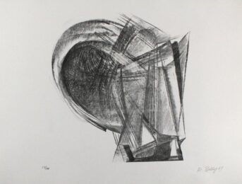 Entwurf Für Metallplatten Und Draht Ii by Rudolf Belling at Sylvan Cole Gallery