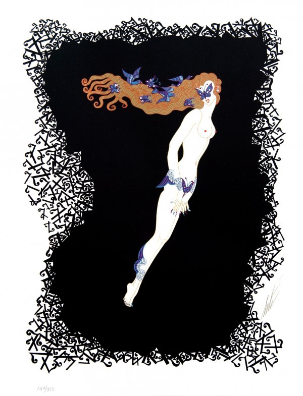 Numeral 7 by Erte