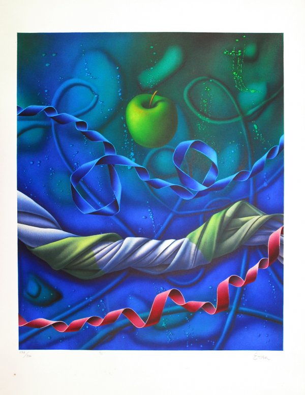 Pomme Dans L’espace / Apple In Space by Etien'