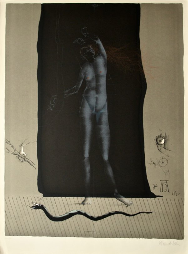 Eva, Die Sündige Handlung Einleitend by Paul Wunderlich