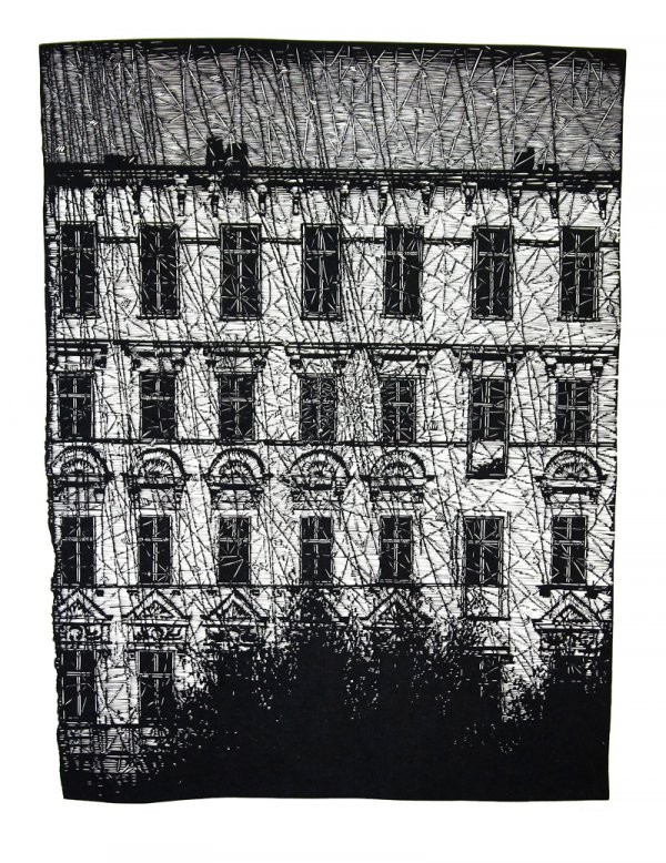 Façade-one Evening by Nicolas Poignon