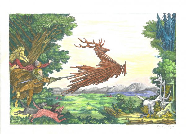 Die Jagdt Ist älter Als Das Wild by Fabius von Gugel