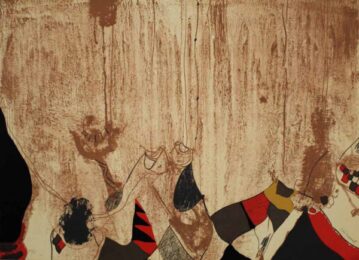 Fang 4 by Josep Guinovart at Sylvan Cole Gallery