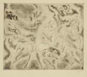 Femmes Et Enfant by Jules Pascin at Sylvan Cole Gallery