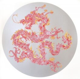 Floral Dragon (shanghai Tang Series) by Jacky Tsai at Eyestorm