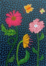 Flowers by Yayoi Kusama at Vogtle Contemporary