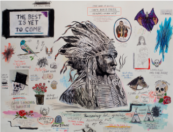 Flying Death by Wes Lang at Lieberman Contemporary