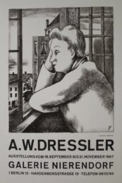 Frau Am Fenster by August Wilhelm Dressler at Sylvan Cole Gallery