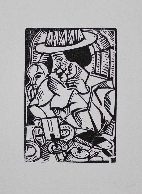 Im Café by Georg Tappert