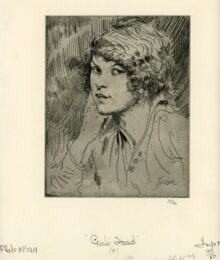 Private: Girl’s Head (e) by Augustus John at Editions Graphiques Ltd