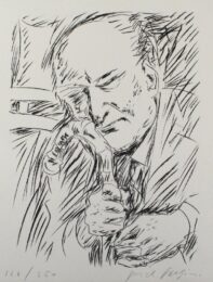 Giuseppe Ungaretti by Pericle Fazzini at Sylvan Cole Gallery