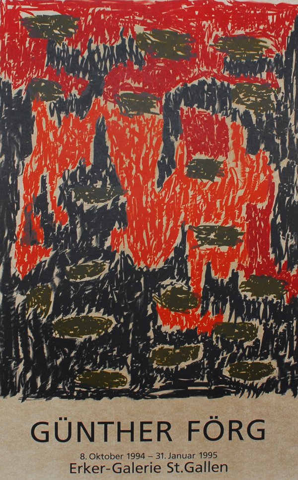 Untitled (exhibition Poster) by Günther Förg