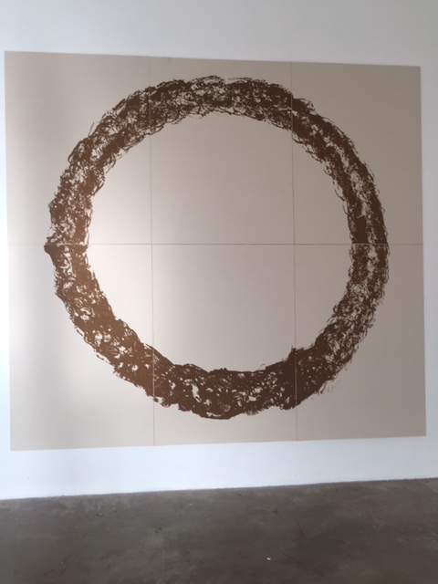 Ouroboros (natural Sand) by Gunther Uecker