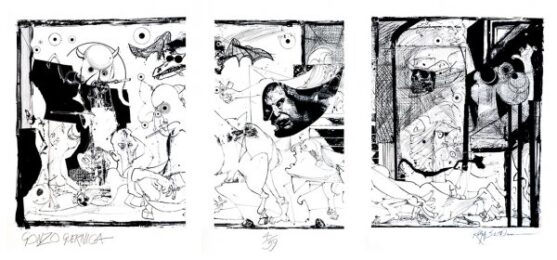 Gonzo Guernica. by Ralph Steadman at Peter Harrington Gallery