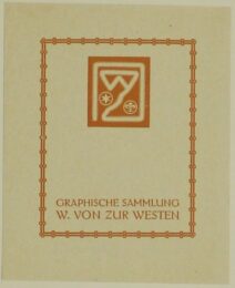 Graphische Sammlung W. Von Zur Westen by Armin von Fölkersam at Sylvan Cole Gallery