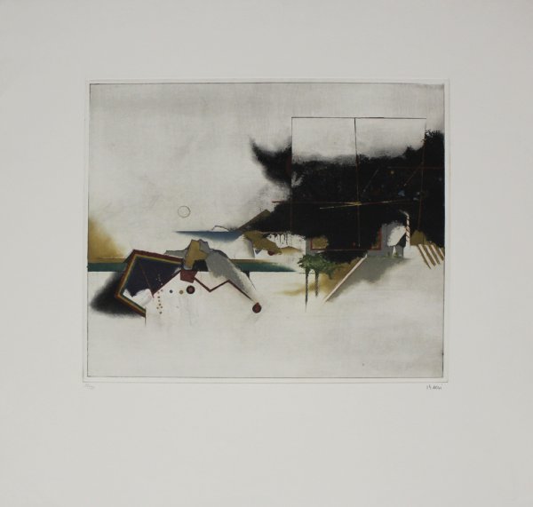 Graue Landschaft / Gray Landscape by Tuvia Beeri