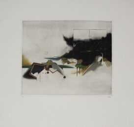Graue Landschaft / Gray Landscape by Tuvia Beeri at Sylvan Cole Gallery