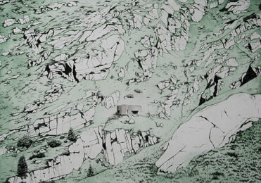 Grimselpass 4 by Rosie Snell at Paupers Press