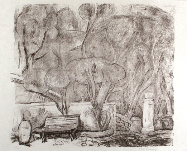 Garten In Levanto by Hans Purrmann