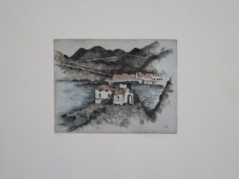 Häuser Am Hafen by Herbert Breiter at Sylvan Cole Gallery