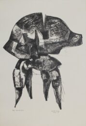 Helmet Series by Dimitri Hadzi at Sylvan Cole Gallery