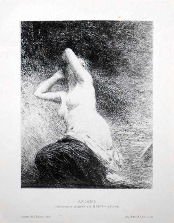 Ariane by Henri Fantin-Latour