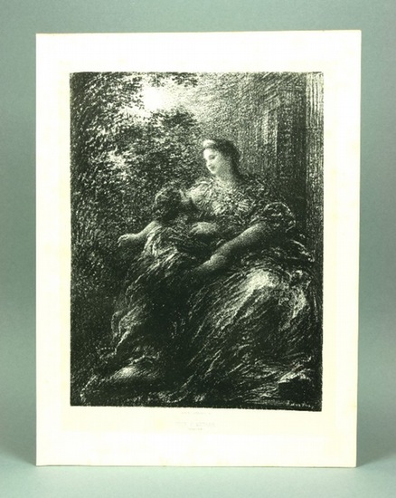 Duo Des Troyens (6º Planche) by Henri Fantin-Latour