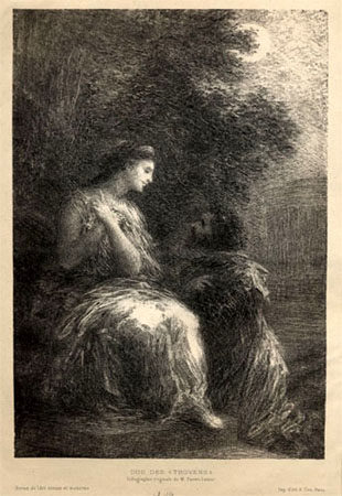 Duo Des Troyens (7º Planche) by Henri Fantin-Latour