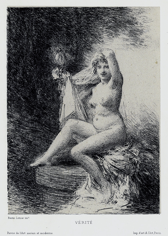 Vérité (petite Planche) by Henri Fantin-Latour