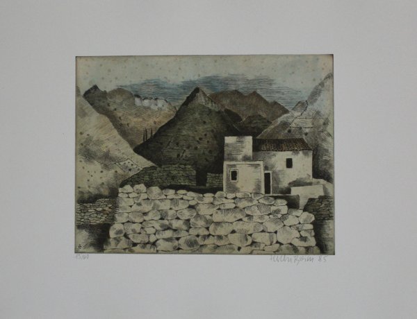Haus In Den Bergen by Herbert Breiter
