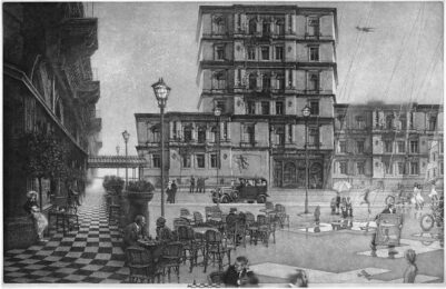 Hidden Cities: I: The Ministry by Peter Milton at ebo Gallery