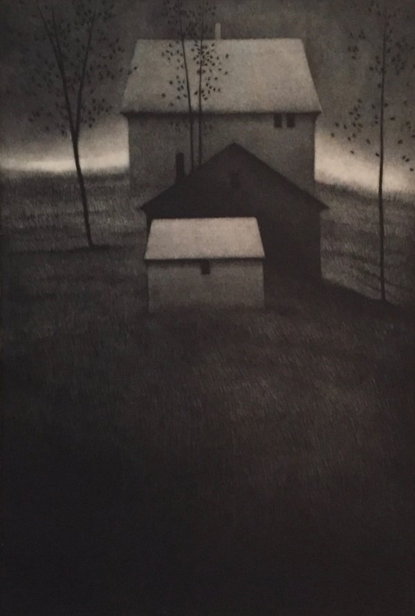Hillside Houses Iii by Robert Kipniss