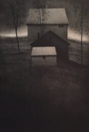 Hillside Houses Iii by Robert Kipniss at ebo Gallery
