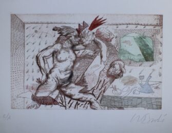 Hombres Paisaje by Miguel Condé at Sylvan Cole Gallery
