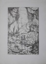 Hommage à Dürer (phantasielandschaft Für Dürer) by Paul Eliasberg at Sylvan Cole Gallery