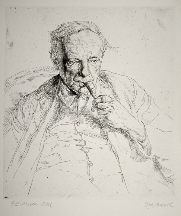 G.E. Moore by Hubert Andrew Freeth