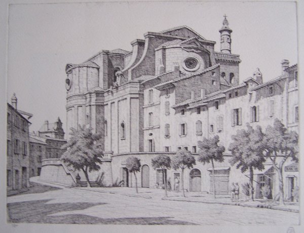 Uzès, Southern France by Ian Strang