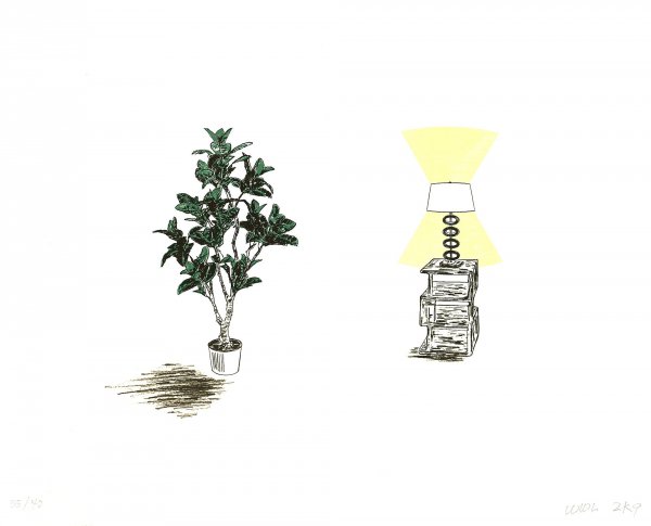 Installation Kit (Lamp) by William Leavitt