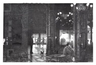 Interiors Iv: Hotel Paradise Café by Peter Milton at ebo Gallery