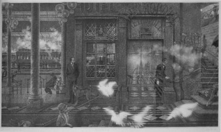 Interiors Vii: The Train From Munich by Peter Milton at ebo Gallery