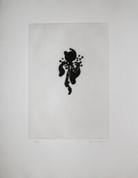 Iris Negre I / Black Iris I by Joan Hernandez Pijuan at Sylvan Cole Gallery