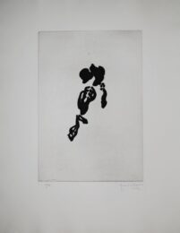 Iris Negre Ii / Black Iris Ii by Joan Hernandez Pijuan at Sylvan Cole Gallery